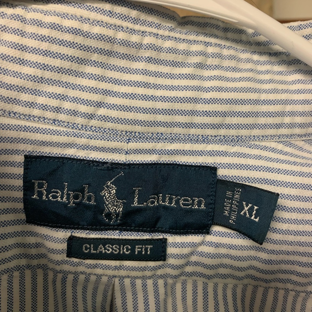 Ralph Lauren Classic Fit Button Front Shirt XL